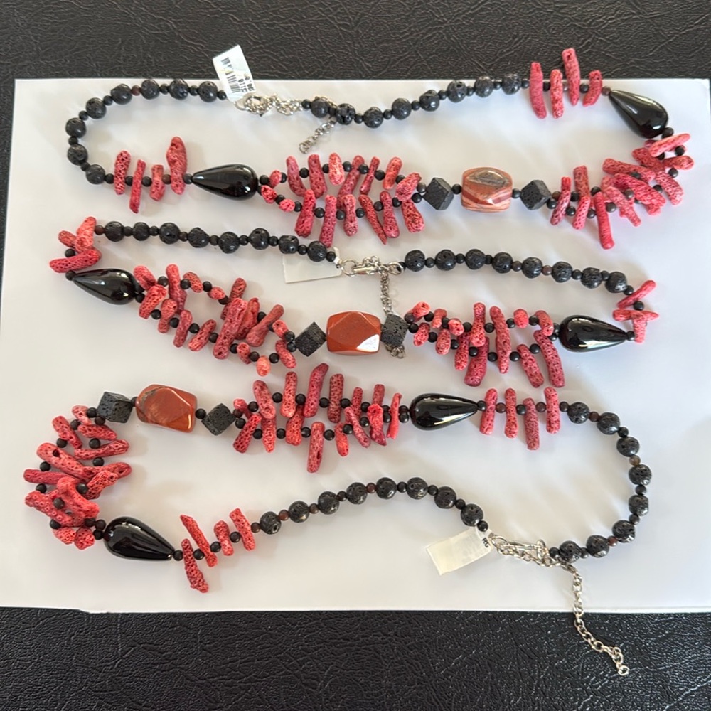 Black Friday Deal!! 

Rare Find. Three Gem stone necklaces for the price
